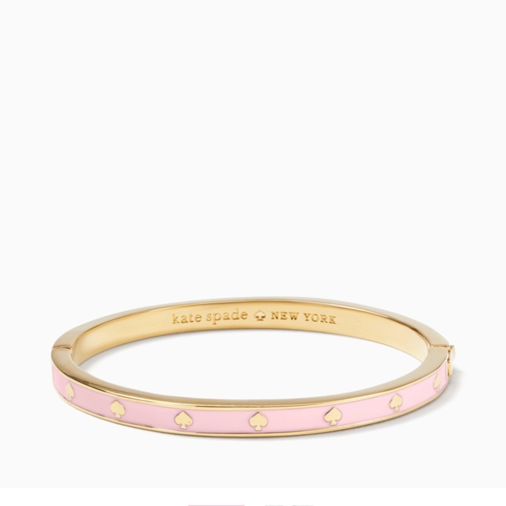 Enamel Hinged Bangle
